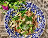 Hình bước làm 4 của món Thịt Bò Xào Củ Hành Lá