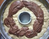 Foto langkah ke 8 dari resep Marmer / Marble cake.