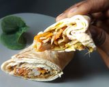 A picture of step 3 of Chicken wraps.
