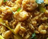 A picture of step 9 of Prawns Pulav(kolambi Bhat).