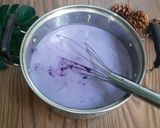 Foto langkah ke 2 dari resep Puding Ubi Ungu Vla Susu Keju.