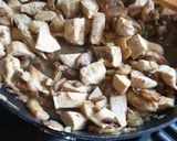 Une image de l'étape 3 de Tagliatelles fraîches maison au poulet champignons crème fraîche 😋.