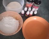 Foto del paso 1 de la receta: Formas de merengue de vainilla y plátano