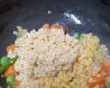 A picture of step 3 of Proso Millet Pongal.