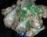 A picture of step 5 of White Creamy Chicken karahi.