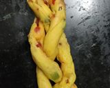 A picture of step 4 of Fruity Easter bread.