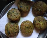 A picture of step 7 of Spinach -Rice Tikki.