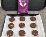 A picture of step 9 of 🍪 Healthy Dark Chocolate Ragi Mixed Nut Cookies 🍪.