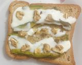 Hình bước làm 3 của món (Eat clean) Bánh mì đen sữa chua