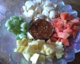 Foto langkah ke 3 dari resep Rujak Buah.
