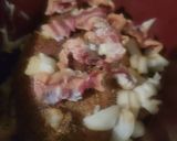 A picture of step 2 of Roast Beef w/Cabbage and Kidney beans, ShroomGravy, Roast Taters.