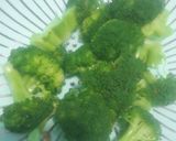 A picture of step 1 of Broccoli hearts.