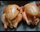 صورة لخطوة 4 من وصفة دجاج 🍗 محشي مع الرز والكستنا ☺😋