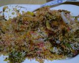A picture of step 5 of Chicken biryani 😍.