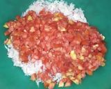 A picture of step 1 of Bitter gourd with beef mince filling (qeema bhare karely).
