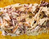 Foto del paso 1 de la receta: Tacos de machaca de pescado ahumado y queso