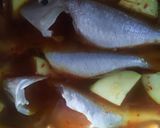 Gambar langkah 6 resipi Tumis Asam Ikan Kerisi Bersama Labu Air.