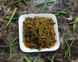 A picture of step 4 of Cluster beans dry sabji.