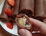 Foto langkah ke 5 dari resep Dadar Gulung Coklat.