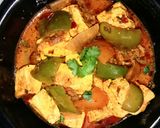 A picture of step 6 of Kadhai Paneer.