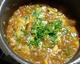 A picture of step 6 of Mushroom peas and corn biryani.