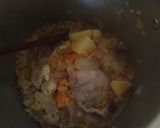 A picture of step 2 of Red Lentil Soup.
