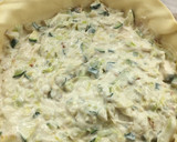 Foto del passaggio 3 della ricetta Torta salata pancetta porro zucchine (vegan)