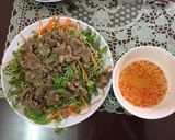 Hình bước làm 3 của món Cải con trộn thịt bò chua ngọt