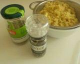 Foto del paso 17 de la receta: Quinoa con atún, emperador y gamba roja