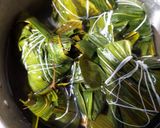 Foto langkah ke 6 dari resep Bacang isi daging rendang.