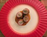 Foto del paso 8 de la receta: Albóndigas de angus con salsa de avellanas, setas y pimiento choricero