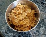 A picture of step 1 of Bajra flour Sukhdi.