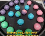 Foto langkah ke 3 dari resep Onde Onde Pelangi.