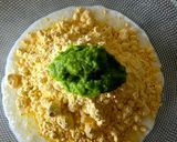 A picture of step 2 of Golden Silk Khandvi.