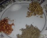 A picture of step 2 of Tawa Kaleji.