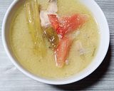 A picture of step 6 of Tom Kha Gai (Thai Chicken Coconut Soup) - Nadia's Halal Recipe.
