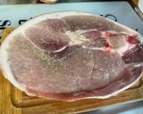 Une image de l'étape 4 de Rouelle de porc au four sauce barbecue.