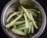 Galka no sambharo sponge gourd vegetable recipe step 1 photo