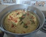 A picture of step 2 of Khatta Yellow Dhokla.