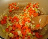 A picture of step 1 of Jjajang Myun 짜장면 (Chinese-Korean Black Bean Noodles) Sauce.