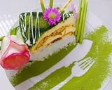 Hình bước làm 6 của món Bánh Tiramisu Matcha Trà Xanh Không Cần Lò Nướng