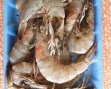 A picture of step 1 of Kunafa Prawns in Wasabi.