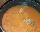 A picture of step 4 of Couscous Jollof.