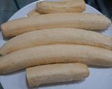 Foto langkah ke 1 dari resep Pisang Bakar Topping Keju, Coklat dan SKM.