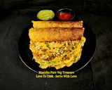 A picture of step 5 of Soya Besan Mix Vegetable Chilla.