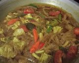 Foto langkah ke 5 dari resep Tongseng Ayam Jamur tanpa santan.
