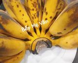 Hình bước làm 1 của món Kem bịch chuối,mít,sầu riêng