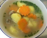 Hình bước làm 5 của món Canh xương khoai tây