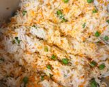 Foto del paso 5 de la receta: Arroz tres delicias con gambones