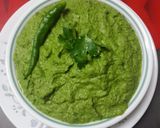 A picture of step 2 of Green chutney.